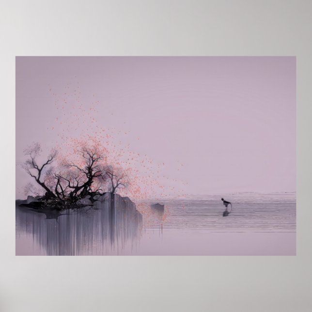 Minimalist Zen Landscape  Poster (Front)