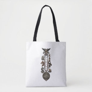 Minimalist Zen Symbolism Artistic T-Shirt) Tote Bag