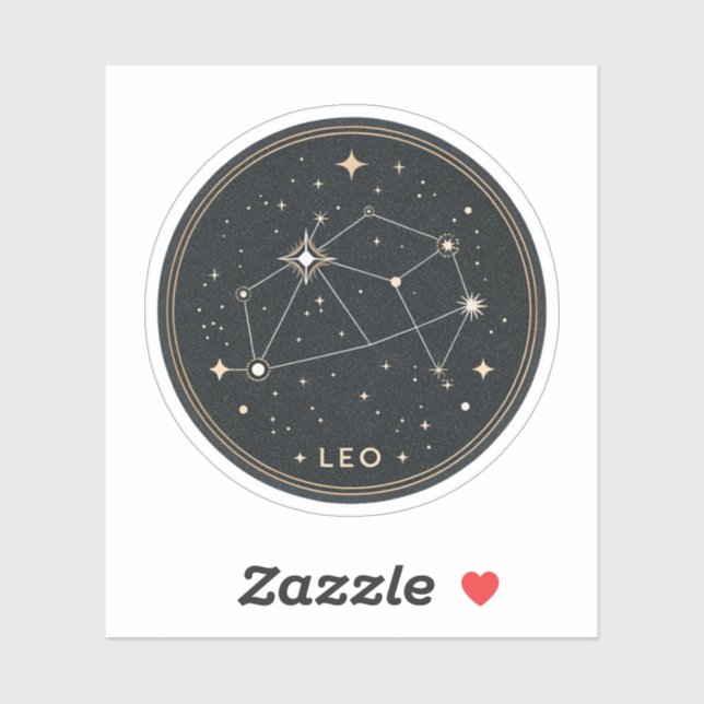 Minimalist Zodiac Constellation Sticker | Elegant  (Sheet)