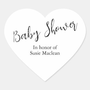 Minimalistic Baby Shower Sticker