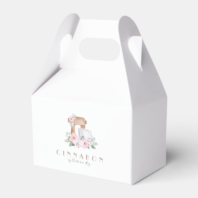 Minimalistic | Bakery | Caterer Favour Box (Front Side)