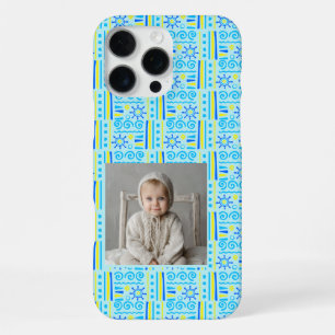 Minimalistic Baptism Gifts Tribal Pattern iPhone 16 Pro Max Case