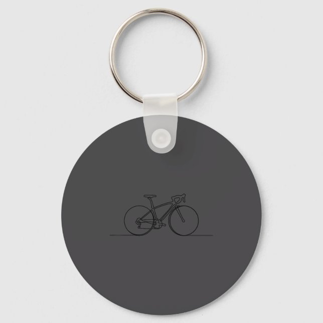 Minimalistic Bicycle Cycling,bike Rider Mountainbi Key Ring (Front)
