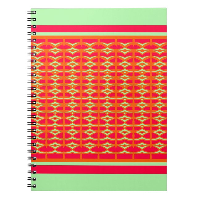 Minimalistic birds on grid notebook (Front)