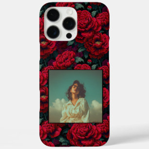 Minimalistic Birthday Gift Carnation Photo iPhone 16 Pro Max Case