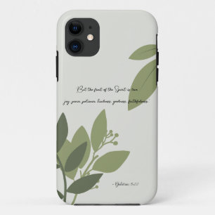Minimalistic Blessings: Personalizable Faith Wrap iPhone 11 Case