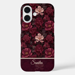Minimalistic Bridesmaid Gift Gardenias Name iPhone 16 Case