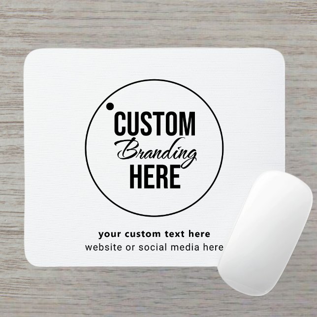 Minimalistic Business Logo Mouse Pad (logo mouse pad)