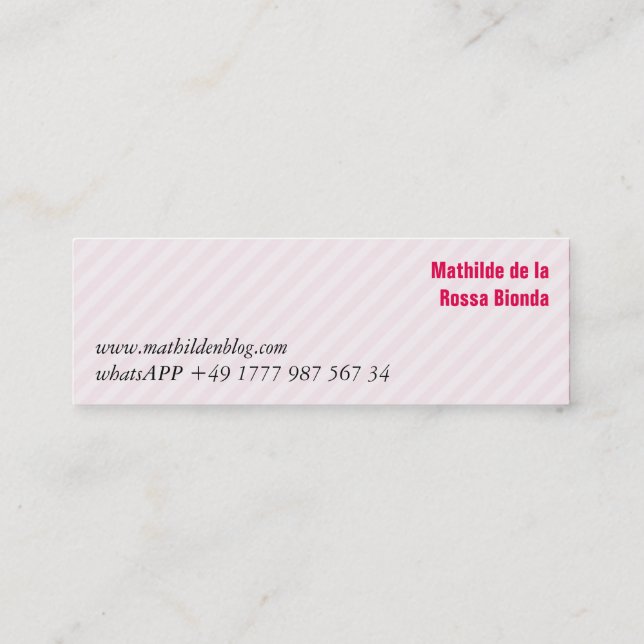 Minimalistic cards (Back)