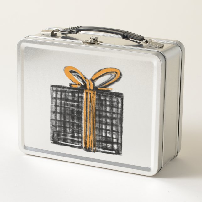 minimalistic Christmas Lunch Box (Front)