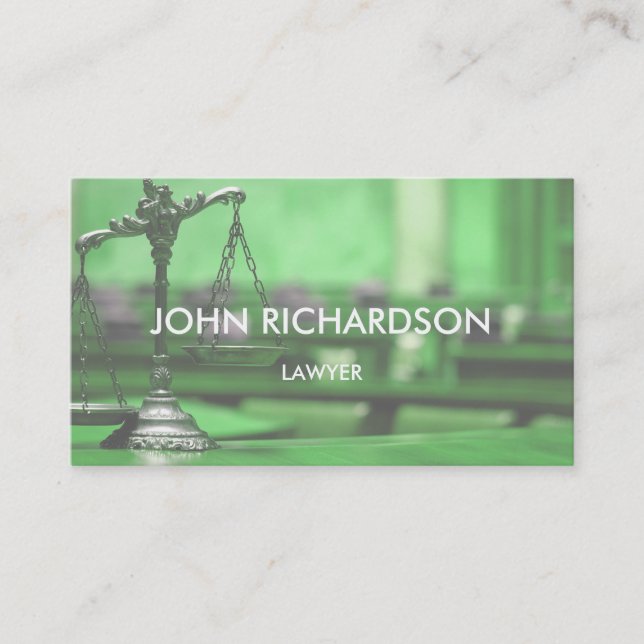 Minimalistic Consulting Manager Business Card (Front)