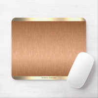 Minimalistic copper brown & gold metallic texture