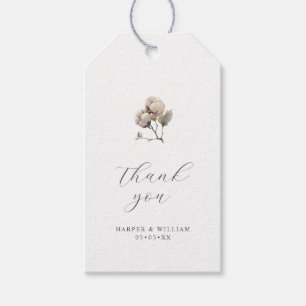 Minimalistic cotton Twig Gift Tags