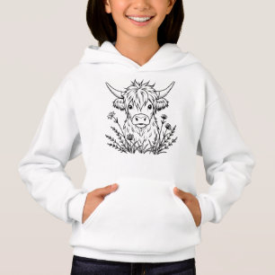 Minimalistic Cute Highland Cow