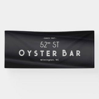 Minimalistic Deco Style | Black Pearl Banner