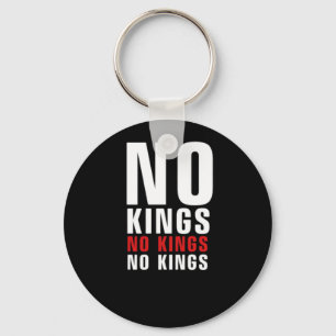 Minimalistic Design No Kings Rebellious No Kings G Key Ring