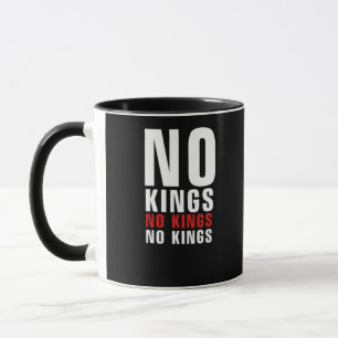 Minimalistic Design No Kings Rebellious No Kings G Mug