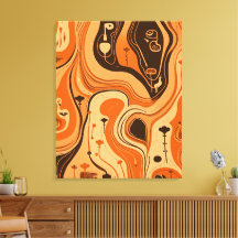 Minimalistic Earthy Abstract Pattern