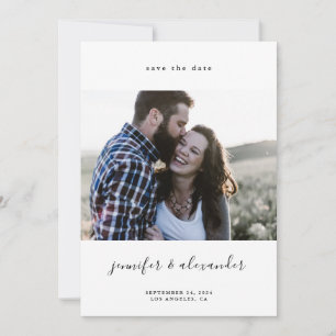 Minimalistic Elegant Save the Date