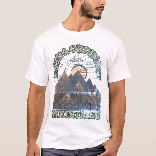 Minimalistic Extraordinary Mountain Nature     T-Shirt (Front)