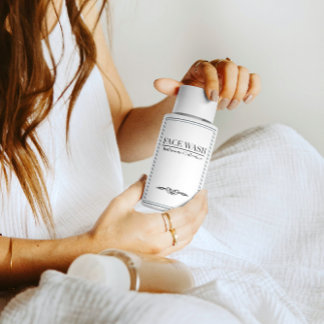 Minimalistic Face Wash Label Set