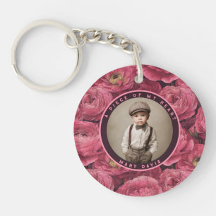 Minimalistic Father'S Day Gifts Ranunculus Key Ring