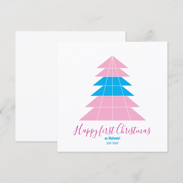 Minimalistic First Trans Christmas (Front/Back)