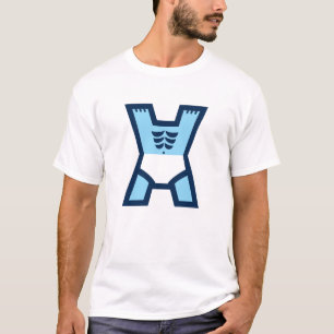 Minimalistic Fitness and GUM Letter X Monogram T-Shirt