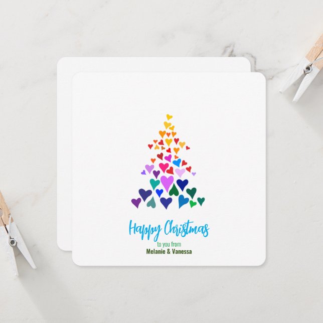 Minimalistic Gay Christmas (Front/Back In Situ)