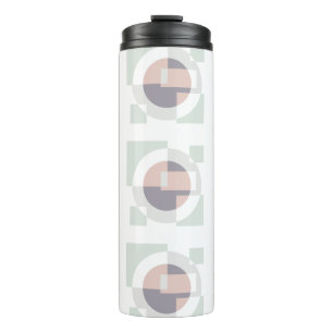 Minimalistic Geometric Thermal Tumbler