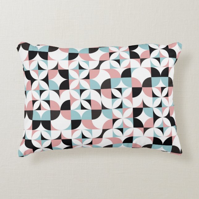 Minimalistic geometry, Scandinavian style artwork. Decorative Cushion (Front)