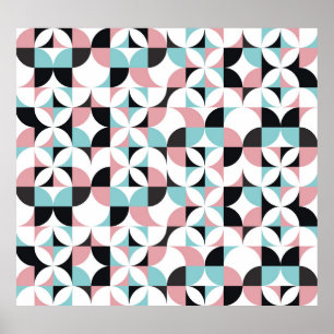 Minimalistic geometry, Scandinavian style artwork. Poster