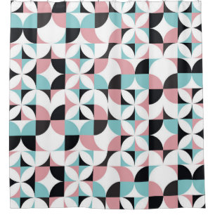 Minimalistic geometry, Scandinavian style artwork. Shower Curtain