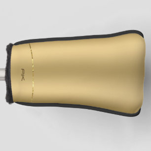 Minimalistic metallic gold background Case-Mate iP Golf Head Cover