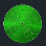 Minimalistic Metallic Green Texture Dartboard<br><div class="desc">Elegant metallic green texture brushed aluminium look.
Minimalistic simple modern,  slick design.</div>