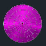 Minimalistic Metallic Hot Pink Texture Dartboard<br><div class="desc">Elegant metallic hot pink texture brushed aluminium look.
Minimalistic simple modern,  slick design.</div>