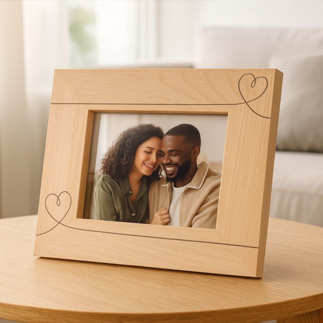  Minimalistic Modern Hearts Wedding Valentines Day Etched Frames (Creator Uploaded)