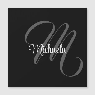 Minimalistic modern monogram initial name