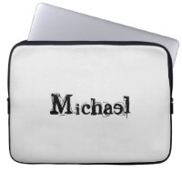 Minimalistic modern monogram name black grey