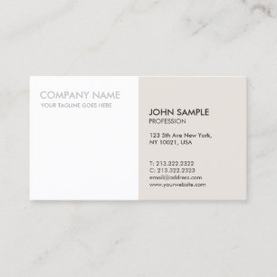 Minimalistic Modern Professional Elegant Colours Business Card