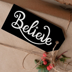 Minimalistic Modern Stylish Personalized Christmas Gift Tags