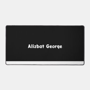 Minimalistic Monogram Custom Name Desk Mat