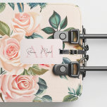 Minimalistic Monogram Initial & Name Pastel Pink Luggage Tag<br><div class="desc">Travel in style with our Minimalistic Monogram Personalised Pastel Pink Initial & Name Luggage Tag. Featuring a soft pastel pink design with a customisable monogram and name, this elegant luggage tag adds a touch of sophistication and personalisation to your travel gear. Made from durable materials, it includes a secure strap...</div>