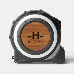 Minimalistic Monogram Mohogony Wood Texture 1