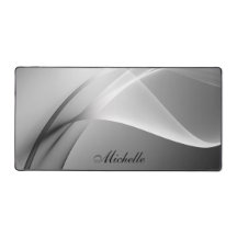 Minimalistic Monogram Name Calligraphy Desk Mat