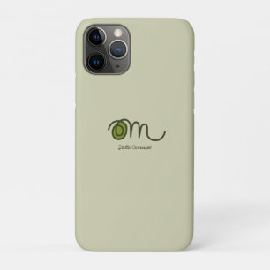 Minimalistic Om Handwritten Personalized iPhone 11 Pro Case