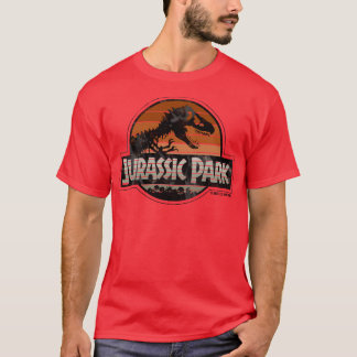 Minimalistic Park Sunset Design T-Shirt