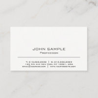 Minimalistic Professional Modern White and Grey