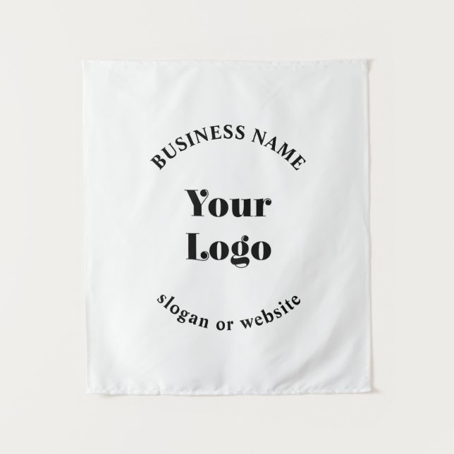 Minimalistic Retro-Modern Template for Your Logo Tapestry (Front)