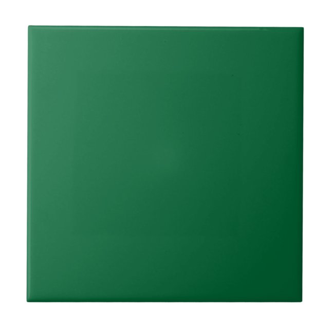 Minimalistic simple plain beautiful green colour ceramic tile (Front)